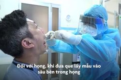 Cách lấy mẫu xét nghiệm SARS-CoV-2 theo hướng dẫn của Bộ Y tế