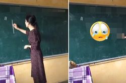 Dòng chữ của cô giáo khiến học sinh cuối cấp bật khóc