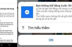 Nhiều người dùng Facebook Việt Nam bị khóa tài khoản không rõ nguyên nhân