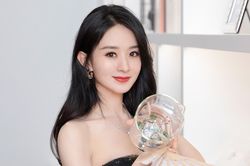 Hình ảnh Triệu Lệ Dĩnh ở hậu trường phim 'Ai là hung thủ'