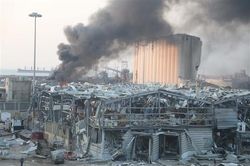 Kuwait giúp Liban xây lại hầm ngũ cốc bị phá hủy trong vụ nổ Beirut