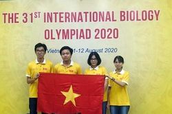 Cả 4 học sinh Việt Nam đều đoạt giải tại Olympic Sinh học quốc tế