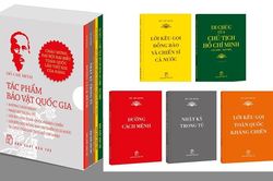 Ra mắt bộ sách 'Hồ Chí Minh - Tác phẩm Bảo vật quốc gia' nhân dịp Quốc khánh 2/9