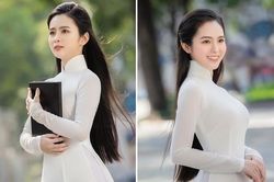 Nhan sắc 'gây thương nhớ' của hoa khôi Đại học Tôn Đức Thắng