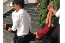 Vụ uống thuốc sâu tại TAND tỉnh Bình Phước: Bị án nhiều lần đến trụ sở tòa án gây rối