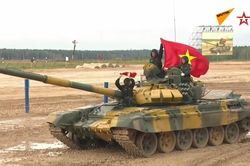Màn thi đấu hoành tráng của xe tăng Việt Nam tại Nga