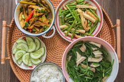 7 mâm cơm chay đủ chất với các loại nấm