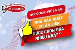 Những con số ấn tượng của Acecook trong 25 năm hoạt động tại VN