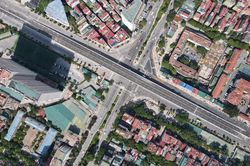 Toàn cảnh cầu vượt 560 tỷ đồng ở Hà Nội trước ngày thông xe
