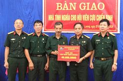 Hỗ trợ xây Nhà tình nghĩa cho cựu chiến binh nghèo