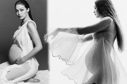 'Thiên thần' Gigi Hadid đẹp hút hồn trong bộ ảnh khoe bụng bầu