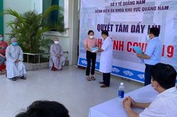 Thêm 10 bệnh nhân COVID-19 ở Quảng Nam khỏi bệnh, xuất viện