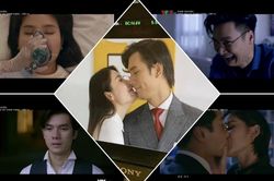 Chặng đường cuối của 'Tình yêu và tham vọng': Minh - Linh tình tứ hết sảy, Sơn bất ngờ bị gái lạ cưỡng hôn, Phong bị dồn vào đường cùng