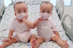 Trúc Nhi - Diệu Nhi về chung một giường, thích thú với khẩu trang làm đẹp