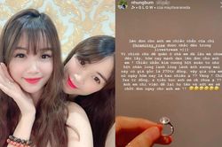 Bạn gái Văn Toàn công khai 'bán' nhẫn kim cương của Hòa Minzy