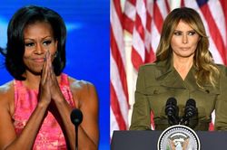 Melania Trump và phong cách thời trang đối lập với Michelle Obama trong chiến dịch tranh cử