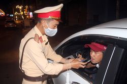 Công an TP. Pleiku kiên quyết xử lý lái xe vi phạm nồng độ cồn