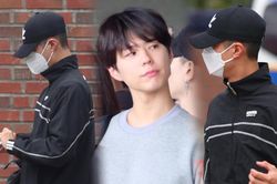 Lộ ảnh nhập ngũ hiếm hoi của Park Bo Gum (31/08): Đã xuống tóc, 'bơ đẹp' phóng viên!