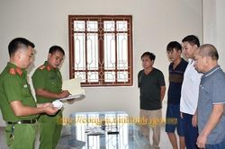 Ninh Bình: Bắt quả tang 4 đối tượng đánh bạc ăn tiền