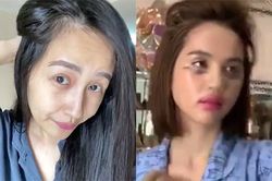 Hoảng hồn màn tự dìm nhan sắc của loạt mỹ nhân Việt