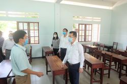 Lãnh đạo Thành ủy Đà Nẵng kiểm tra công tác chuẩn bị thi tốt nghiệp THPT đợt 2