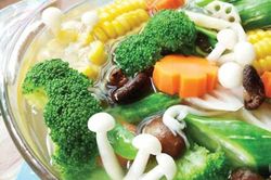 Cách nấu món canh chay rau củ ngũ sắc