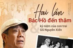 Hai lần Bác Hồ đến thăm và kỷ niệm của con trai Giáo sư Nguyễn Xiển