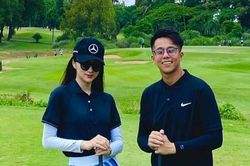 Hoa hậu đi đánh golf: Hương Giang diện váy siêu ngắn, Huyền My kín bưng nhưng vẫn khoe trọn đường cong