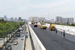 Dự án cầu cạn đoạn Mai Dịch - Nam Thăng Long sẽ hoàn thành vào ngày 30-9