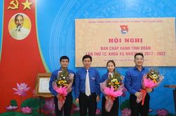 Anh Đặng Đại Bàng được bầu giữ chức Bí thư Tỉnh Đoàn Quảng Bình