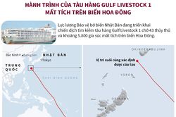Hành trình của tàu hàng Gulf Livestock 1 mất tích