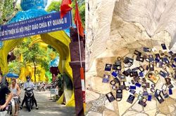 Chùa Kỳ Quang 2 gỡ di ảnh, cất tro cốt của người đã khuất vào xó