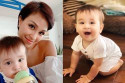 Nữ MC bốc lửa lấy chồng Tây giàu có khoe con lai 9 tháng 'nghiện' rau luộc