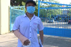 Đứt gân tay phải, thí sinh thi tốt nghiệp THPT tại Quảng Nam làm bài thế nào?