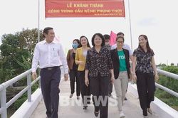 Grab khánh thành cây cầu thứ 3 trong dự án 'Xây cầu đến lớp'