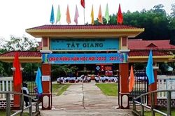 Quảng Nam: Vùng biên giới Tây Giang khai giảng năm học mới