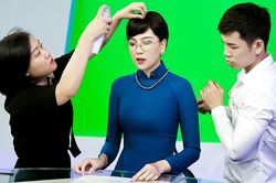 Mai Ngọc tái hiện hình ảnh MC thời sự 50 năm trước