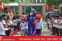 Sáng nay, 668 trường học ở Hà Tĩnh khai giảng năm học mới