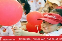 Học sinh iSchool Hà Tĩnh hào hứng với tiếng trống hội khai trường