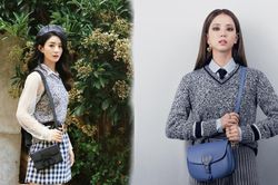 Triệu Lệ Dĩnh & Jisoo Black Pink đẹp không khoan nhượng khi vô tình đụng hàng