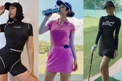 Dàn mỹ nhân V-Biz nhập hội chơi golf đọ sắc vóc thần thái đầy 'chanh sả'