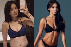 Chế độ ăn giúp cô gái Hàn Quốc giảm 20 kg