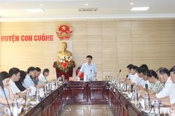 Lãnh đạo tỉnh làm việc tại Con Cuông về Chương trình mục tiêu quốc gia giảm nghèo bền vững