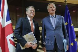 Anh và EU bước vào vòng đàm phán thương mại hậu Brexit thứ 8