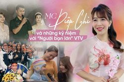 MC Diệp Chi chia sẻ ảnh hồi mới vào nghề, xúc động trước những kỉ niệm với VTV