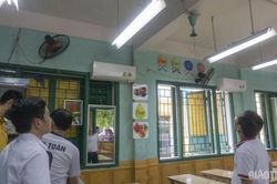 Bị cánh quạt trần văng trúng giữa giờ nghỉ, một học sinh nhập viện