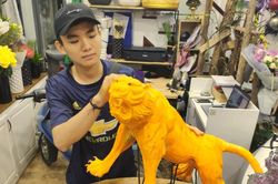 9X điêu khắc hơn 1.500 mô hình bằng rau củ quả nhưng tượng HLV Park Hang-seo mới là điều đặc biệt nhất