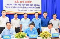 Ra mắt 15 điểm tư vấn pháp luật lưu động miễn phí ở TPHCM