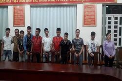Đột kích sới bạc sát phạt nhau dưới hình thức 'xóc đĩa', khống chế 15 con bạc