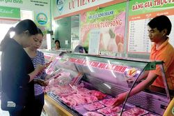 Điều chỉnh giá thịt heo bình ổn giảm 3,6%-8,9%
